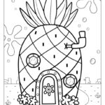 SpongeBob Coloring Page Free PDF Coloring Nation