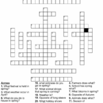 Spring Crossword Puzzles Printable Free Crossword Puzzles Printable