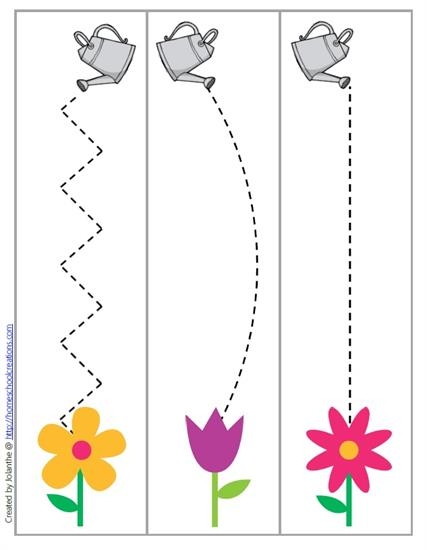 Spring Printable Preschool Worksheets Cutting