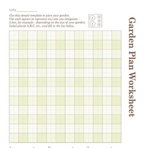 Square Foot Garden Planner Printable My Bios
