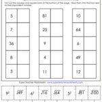 Squares And Square Roots A Worksheets Library