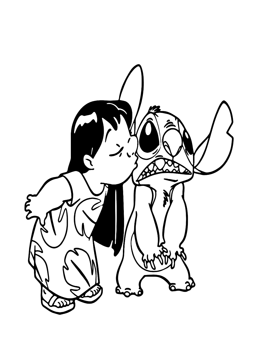 Stitch Coloring Page