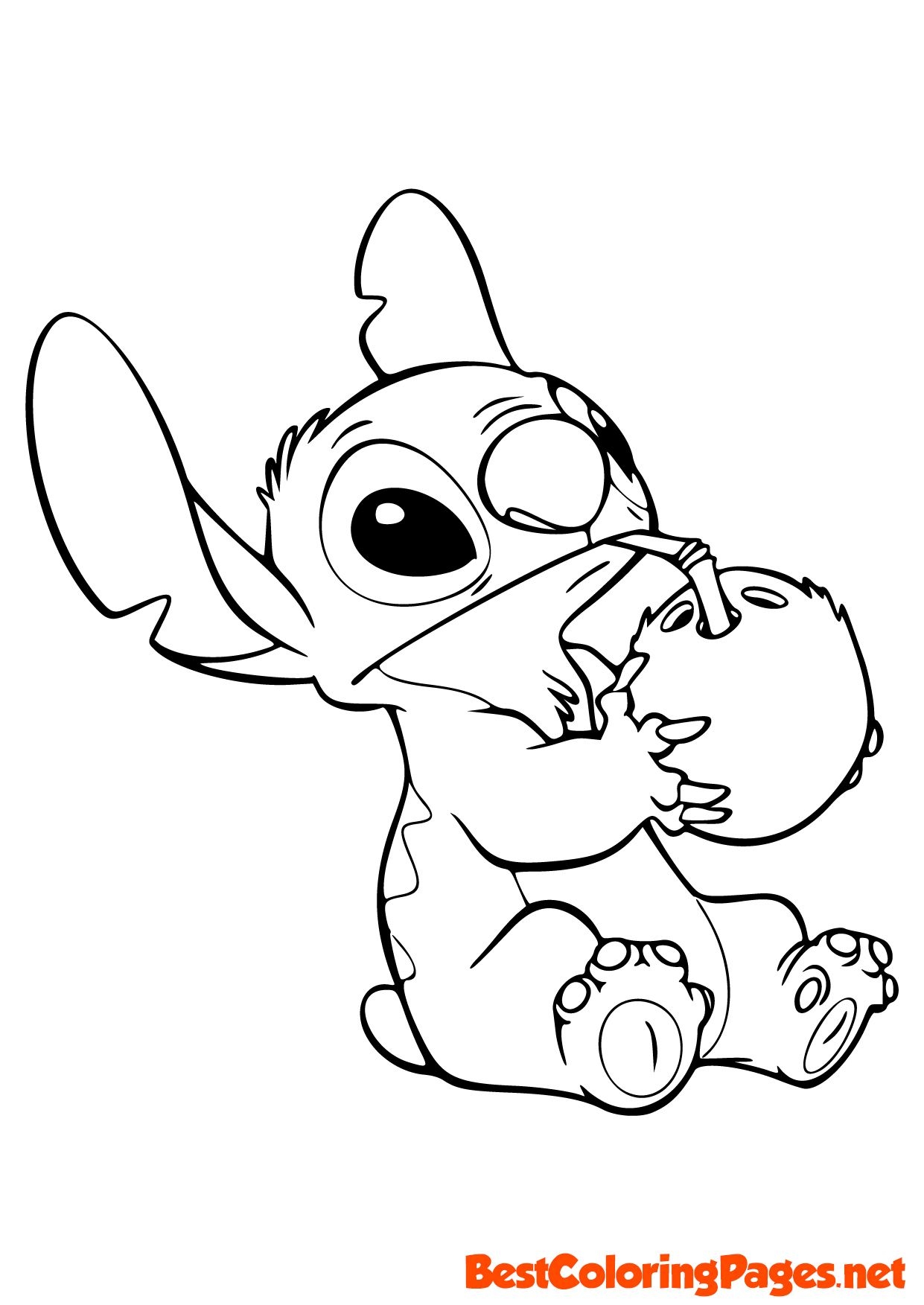 Stitch Coloring Pages