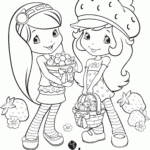Strawberry Shortcake And All Friends Coloring Pages Coloring Home