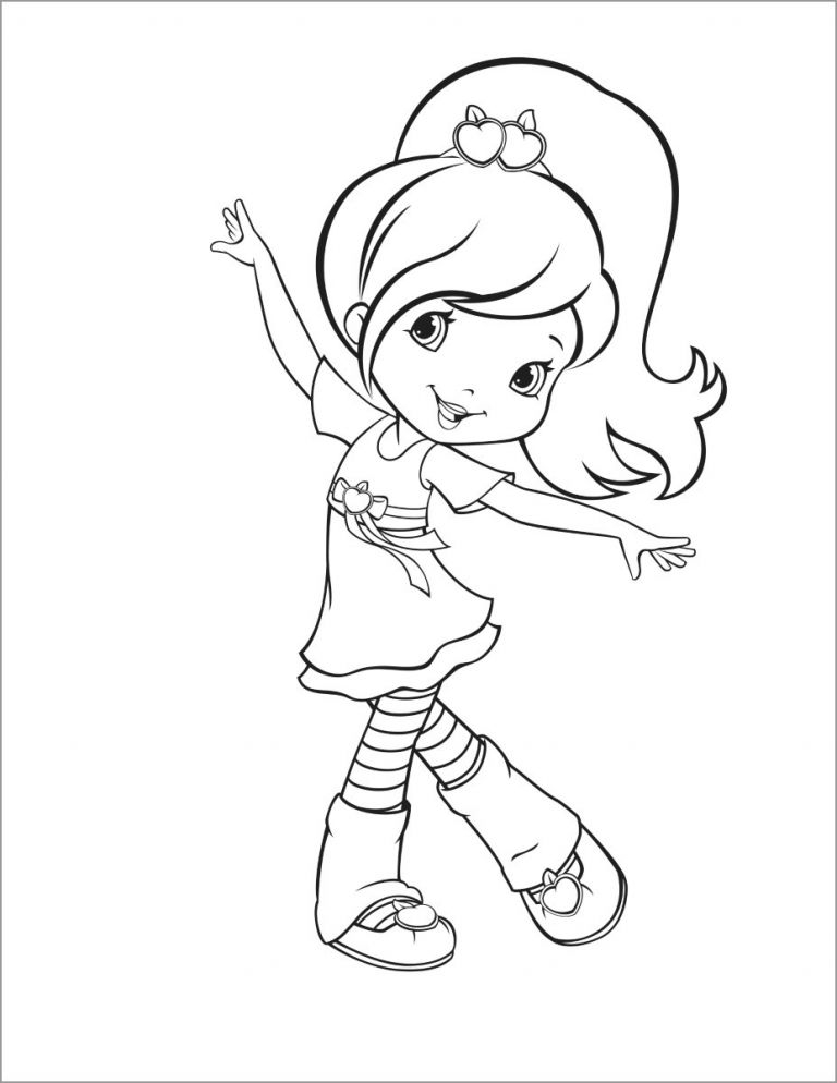 Strawberry Shortcake Coloring Pages For Kids ColoringBay