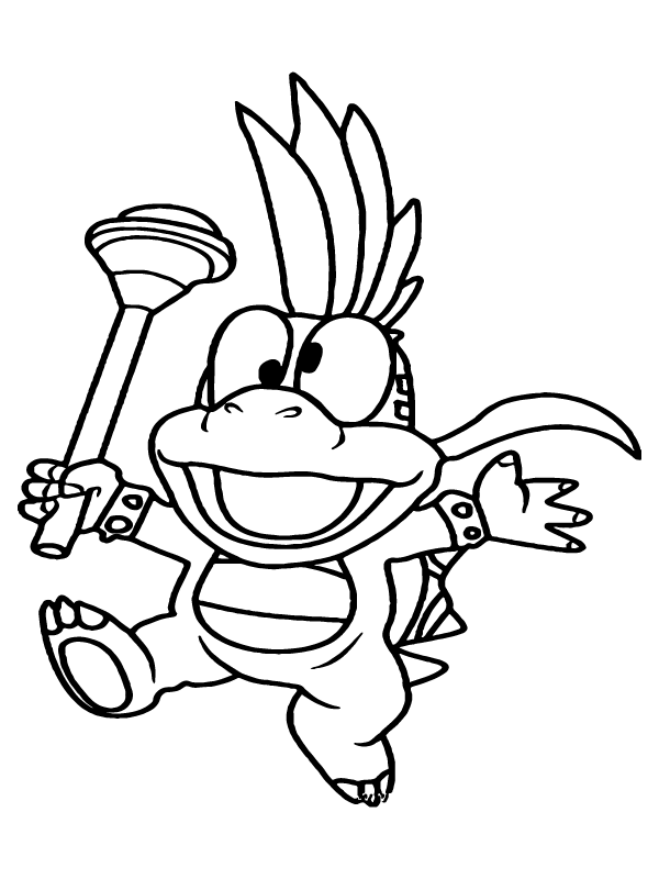 Bowser Coloring Page