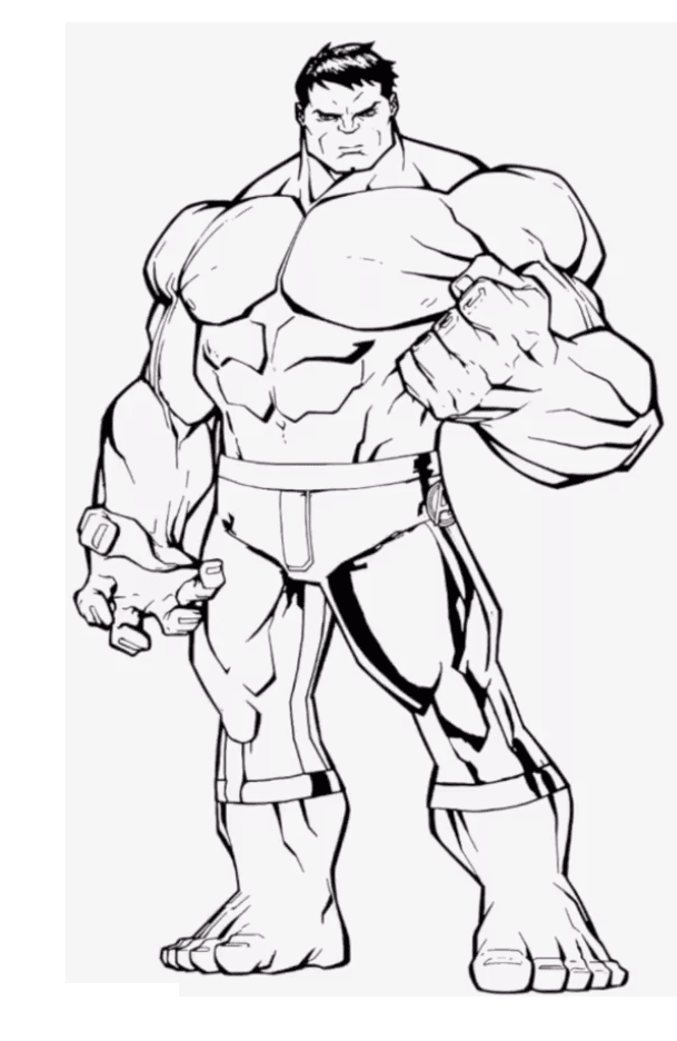 Hulk Coloring Page