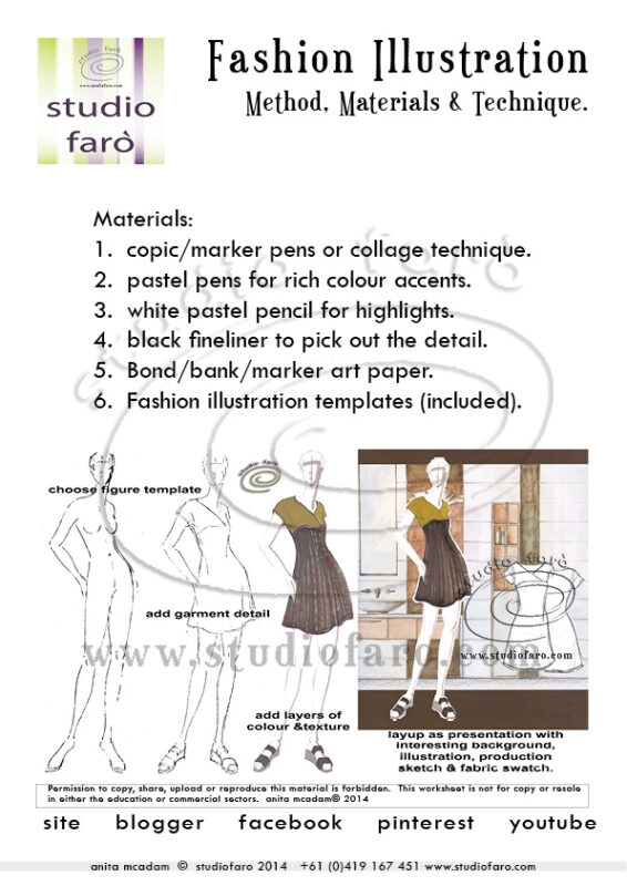 Studio Faro Sewing Patterns Garment Blocks And All The Instructions 