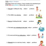 Subject And Predicate C Harvey Live Worksheets Worksheets Library