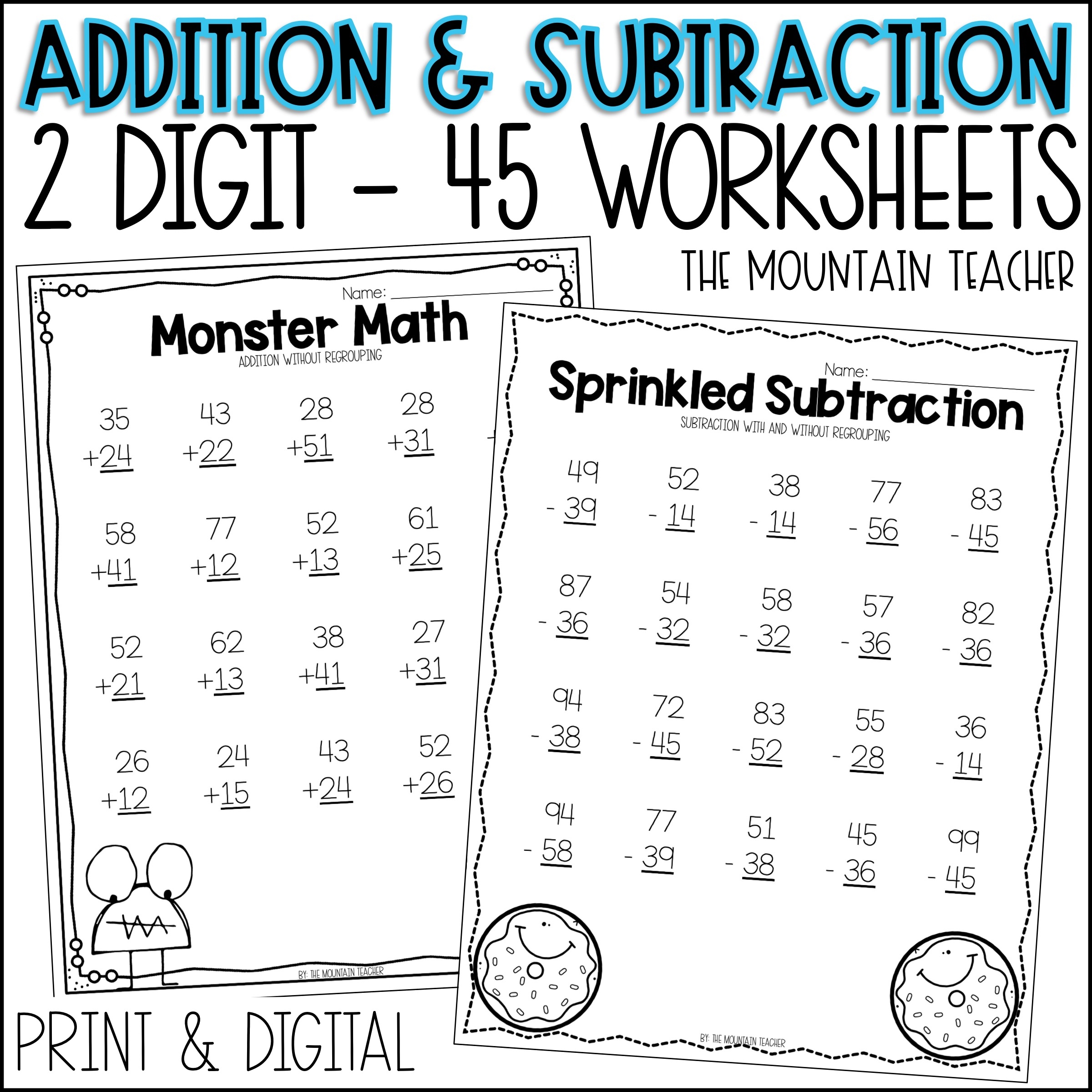 Subtraction Regrouping FREE Printable Worksheets Worksheetfun 