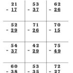Subtraction Worksheets Dynamically Created Subtraction Worksheets