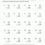 Subtraction Worksheets Grade 1 Subtraction Worksheets
