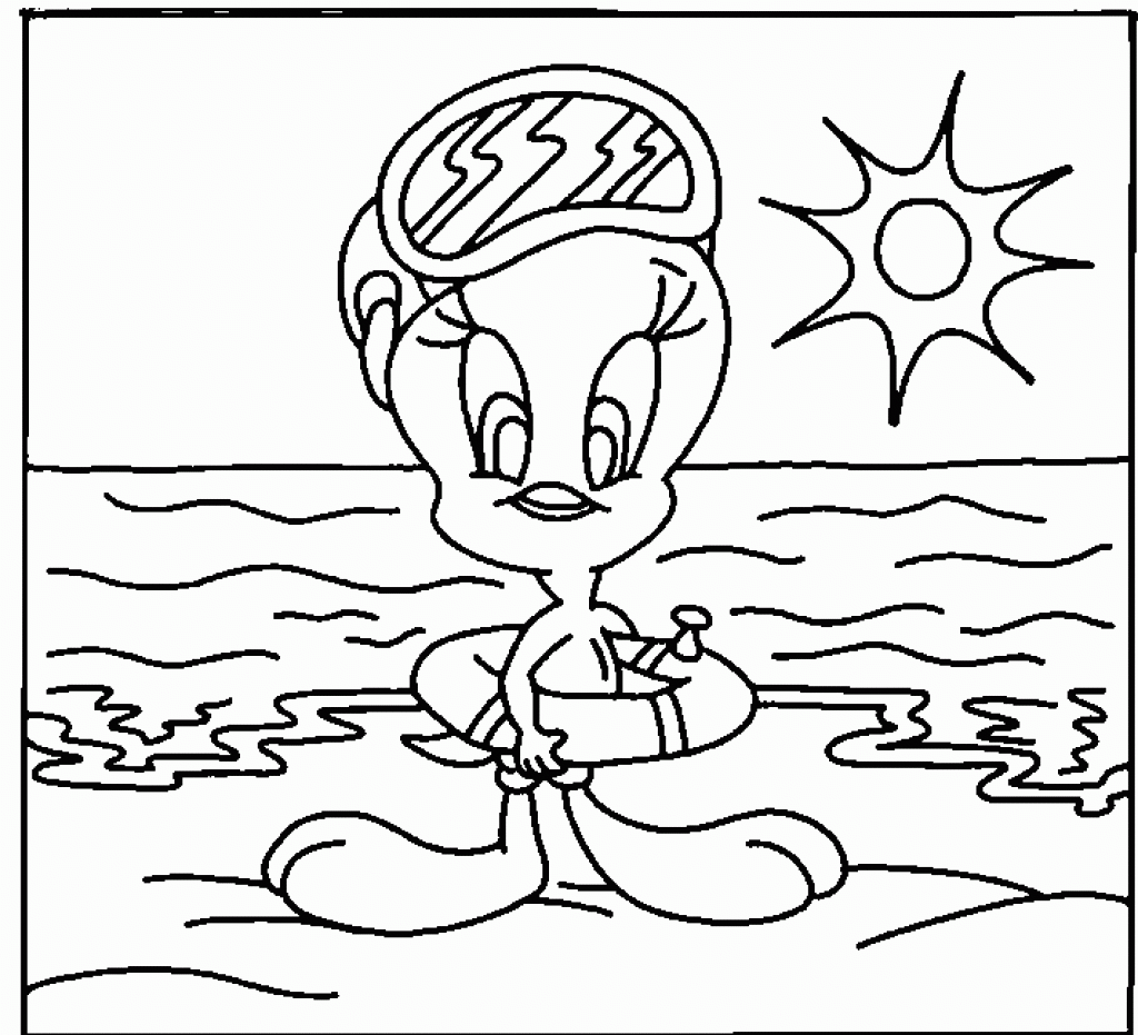 summer free coloring pages