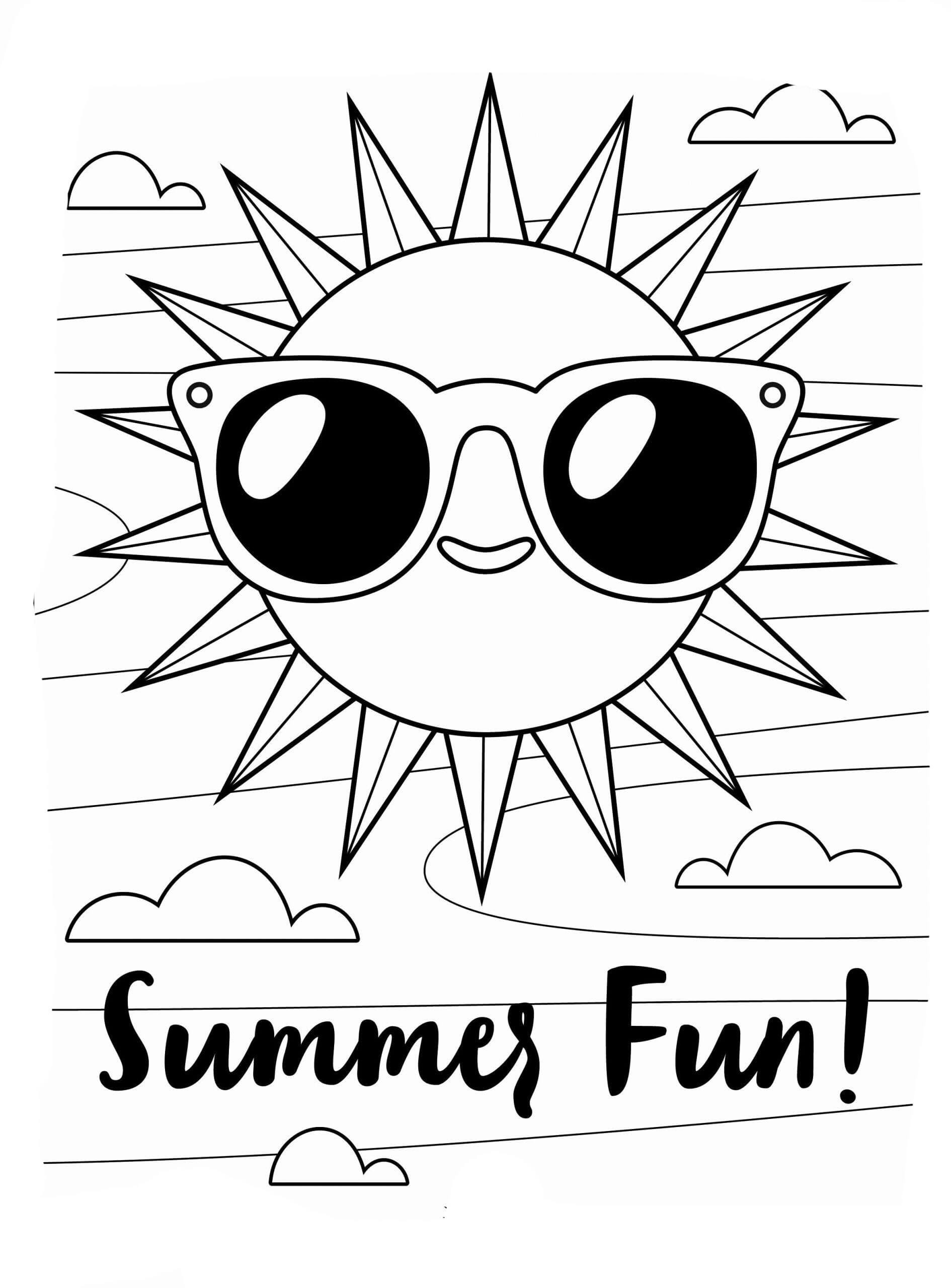 Summer Eat Coloring Page Free Printable Coloring Pages For Kids