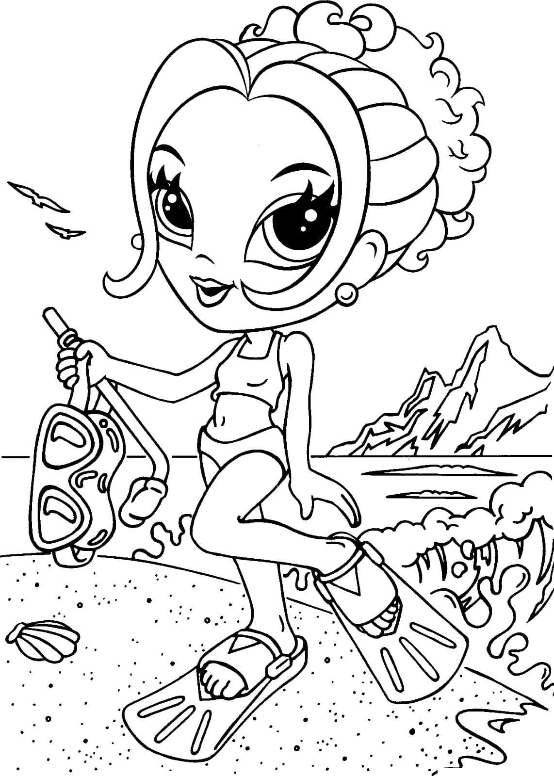 Summer Fun Coloring Pages