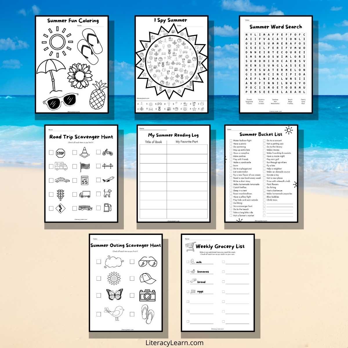 Summer Worksheets