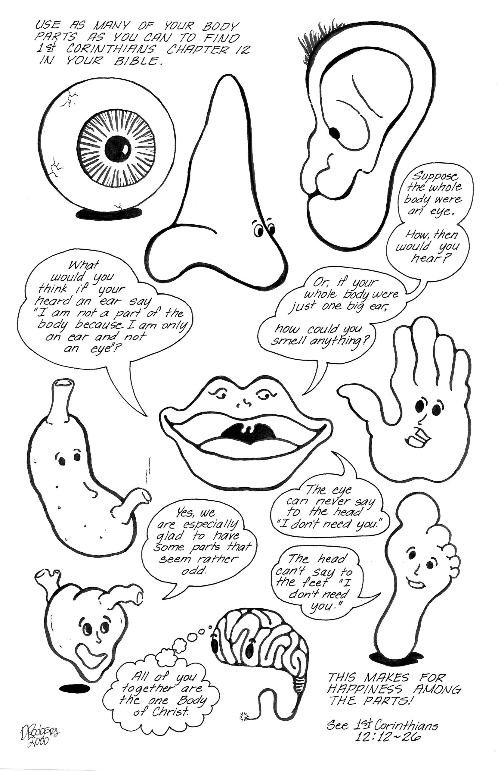 Sunday School Lesson Printables Lenora J Smith