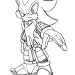 Super Shadow The Hedgehog Coloring Page Free Printable Coloring Pages