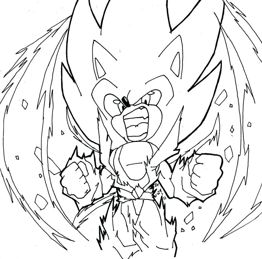 Super Sonic The Hedgehog Coloring Pages At GetColorings Free 
