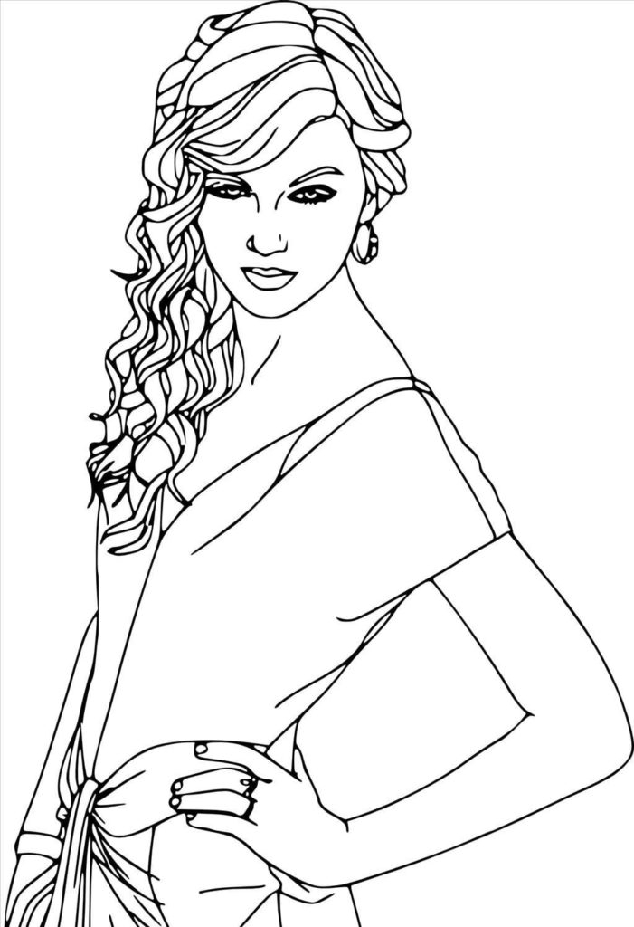 Taylor Swift Coloring Pages