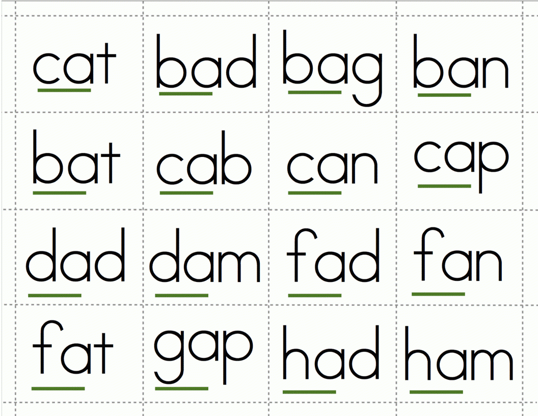free printable blending cards