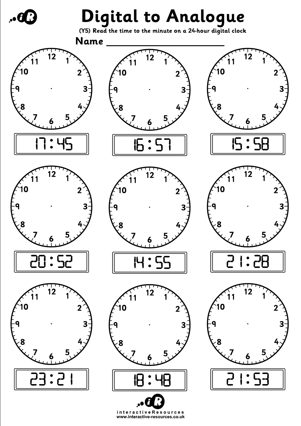 Teaching Time Free Telling Time Worksheets Worksheets Library