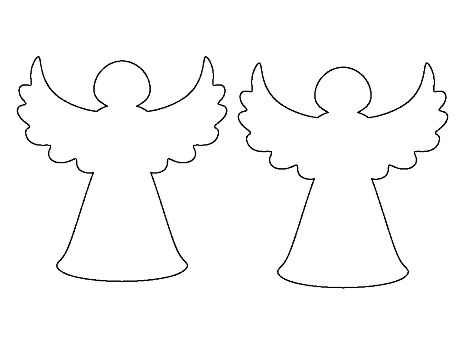 tree angel template