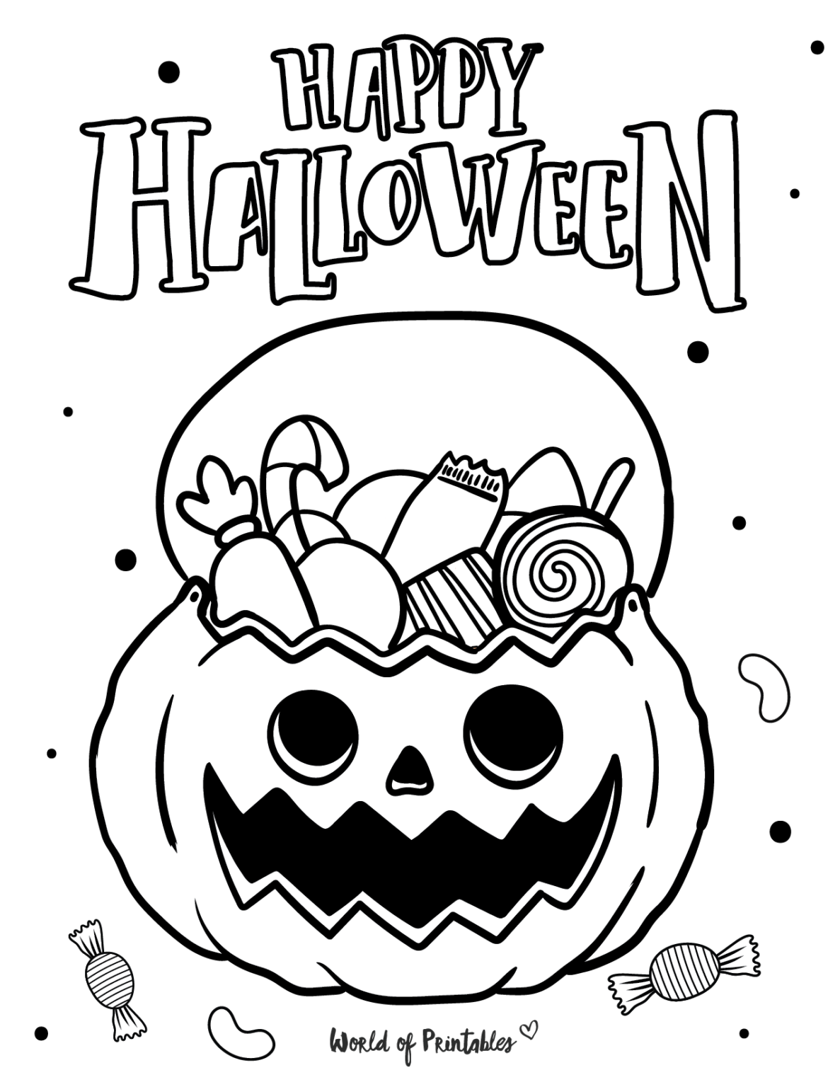 The 30 Best Halloween Coloring Pages For Kids Adults World Of 
