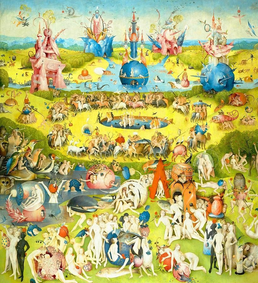 The Garden Of Earthly Delights Painting By Hieronymus Bosch Garden Of