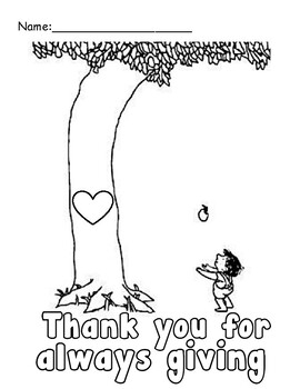 The Giving Tree Poem Printable