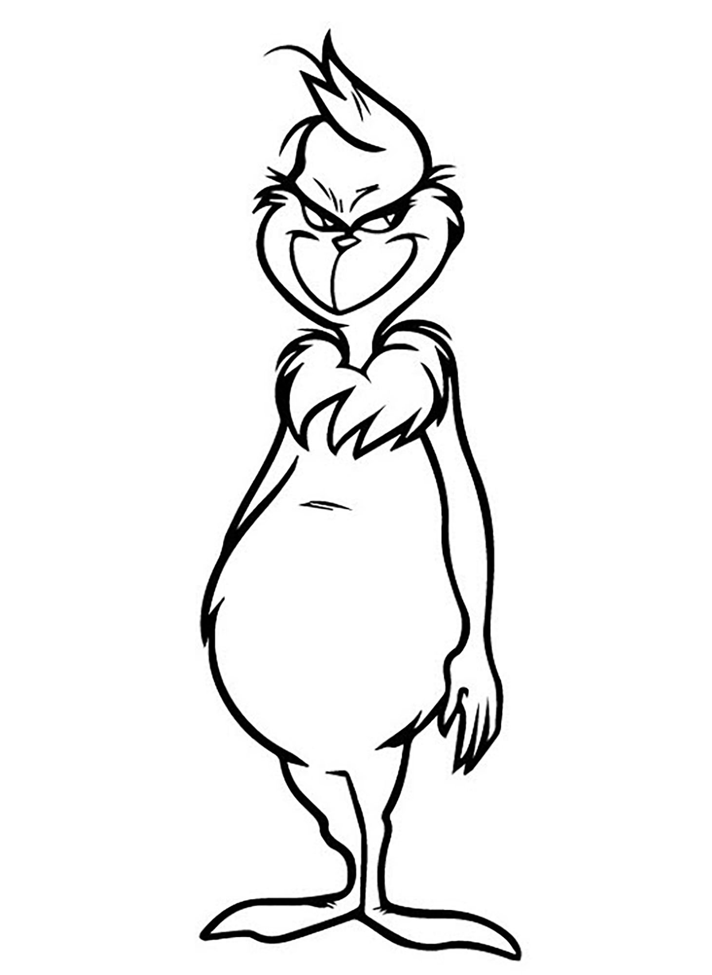 Grinch Coloring Page