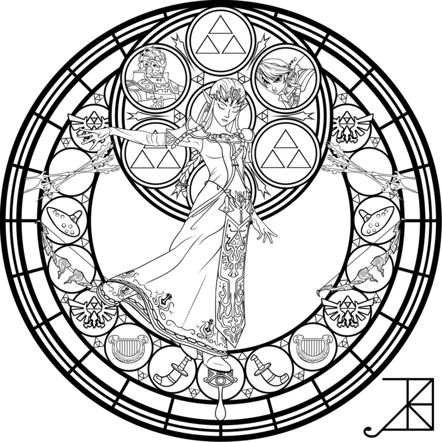 Zelda Coloring Pages