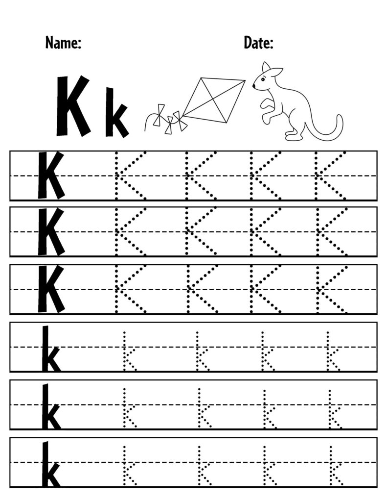 The Letter K Worksheet K5 Learning Worksheets Library