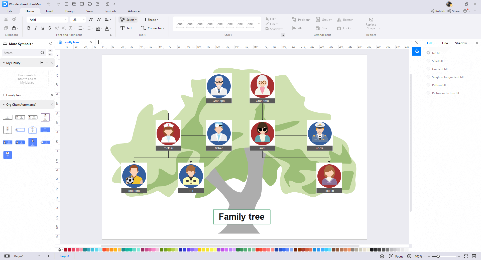 The Ultimate Greek Gods Family Tree EdrawMax Online