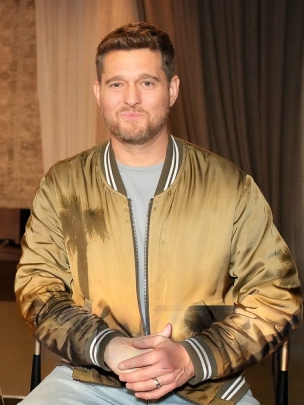 The Voice S26 Michael Bubl Palm Tree Print Jacket Jacket Hub