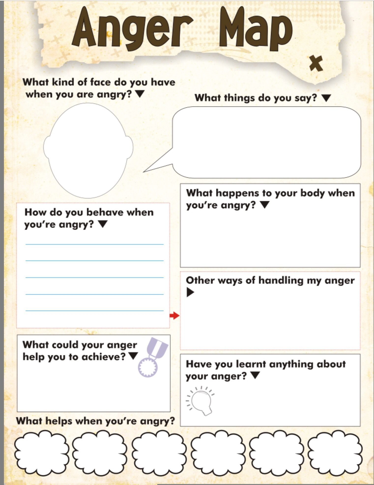 anger management worksheet