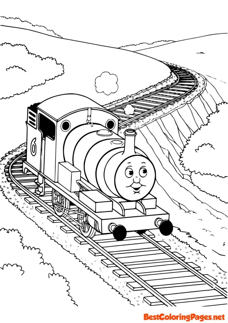 Thomas The Train Coloring Pages Free Printable Coloring Pages