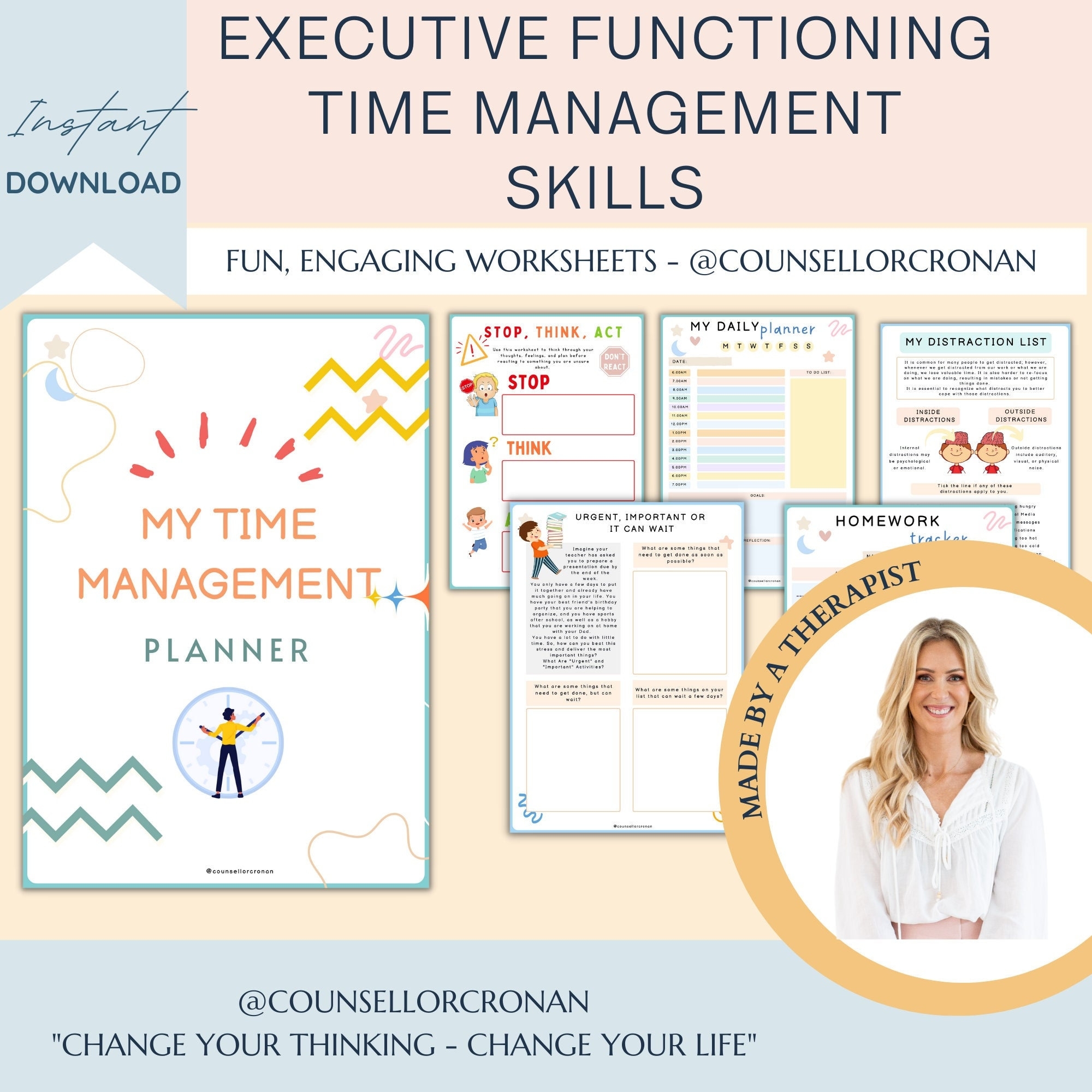Time management tools activity Worksheets Worksheets Library