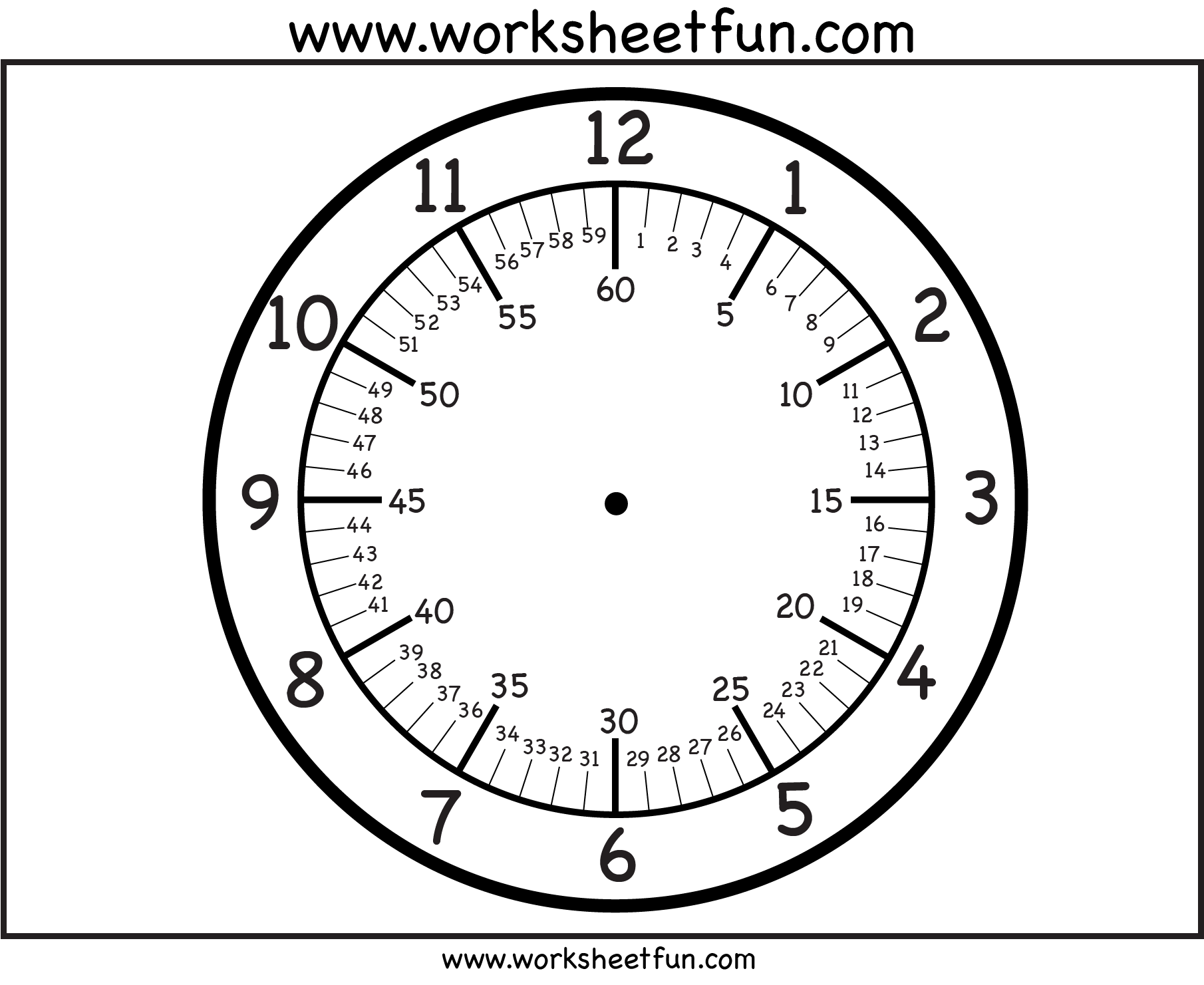 Time Printable Clock Face 3 Worksheets FREE Printable Worksheets 