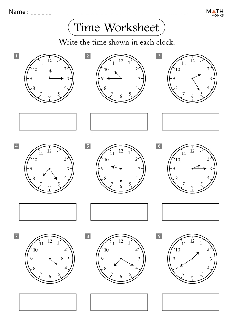 Time Worksheets With Answer Key Worksheets Library