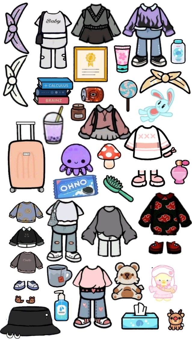 Toca Boca Printable Paper Doll Educational Printable Activities
