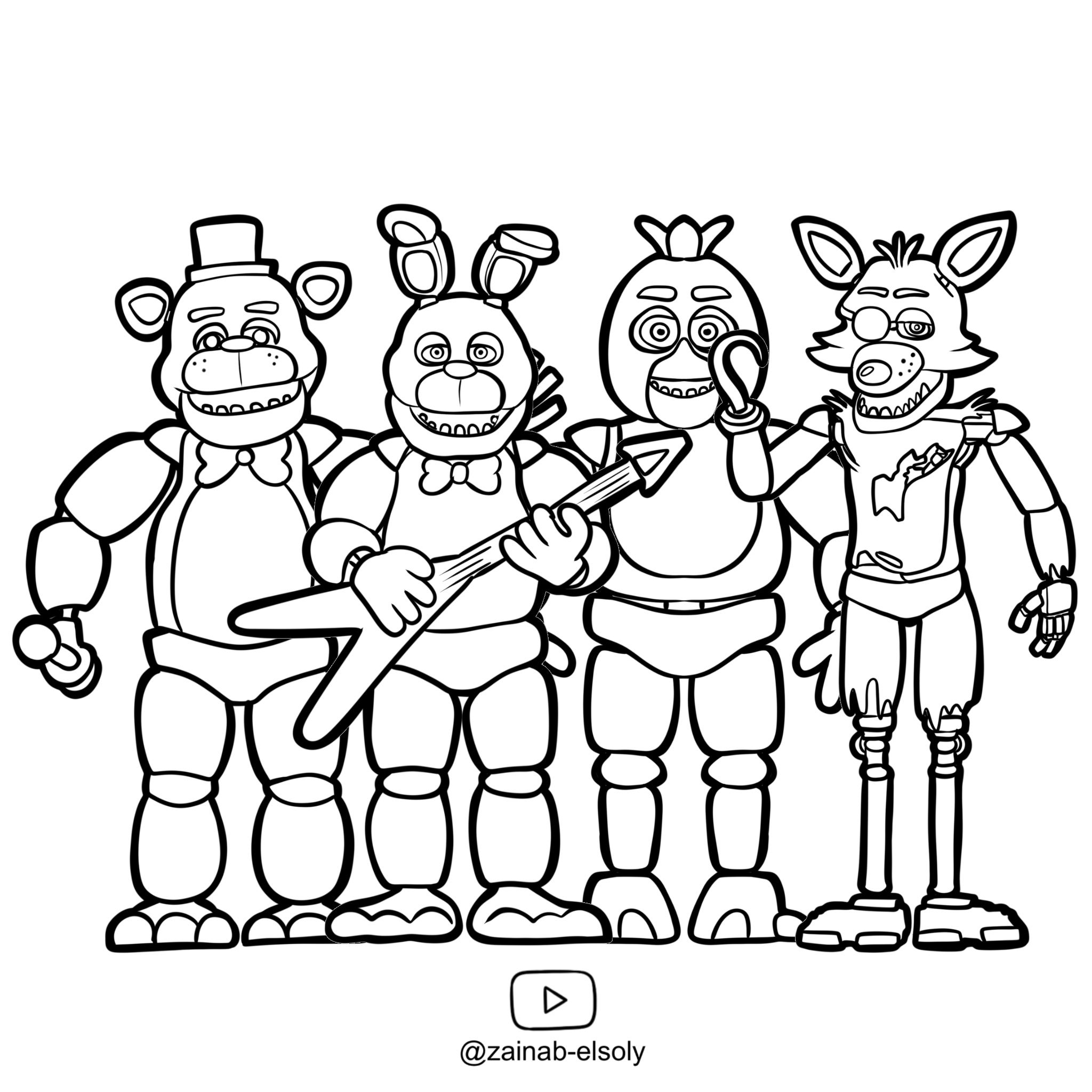 Fnaf Coloring Pages