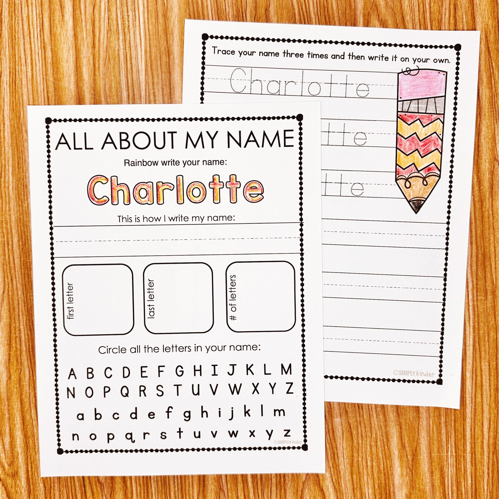 Trace Your Name Worksheets For Preschoolers Name Writing Practice 