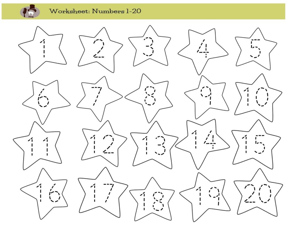 Traceable Number Worksheets Activity Shelter