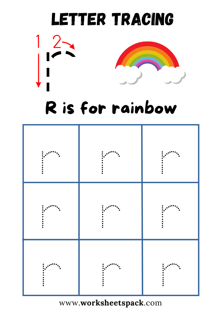 letter r worksheets