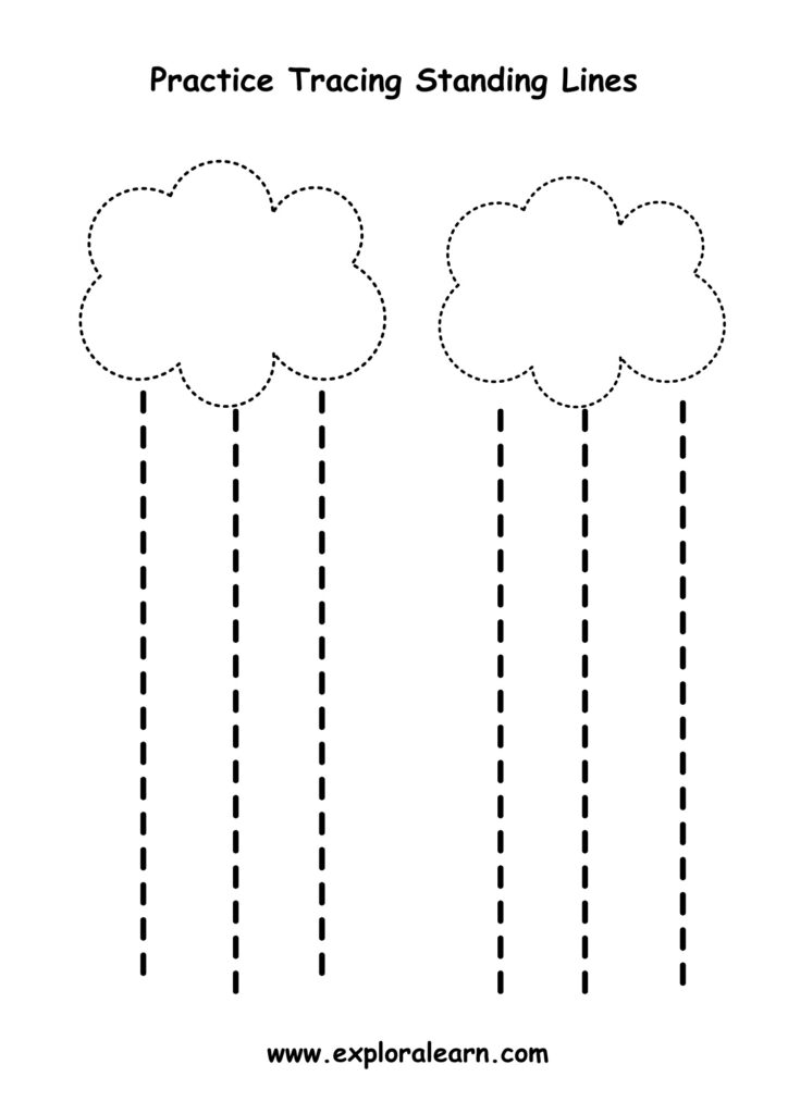 Tracing Lines Worksheets Fine Motor Skill Development For Young
