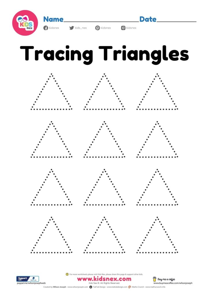 Tracing Shapes Worksheets Pdf Preschool Kindergarten Worksheets