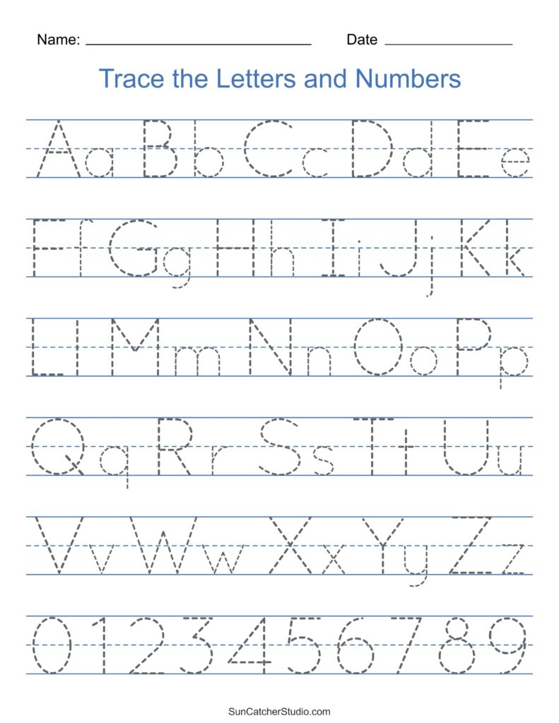 Tracing Worksheets Free Tracing Worksheets Tracing Worksheets Preschool