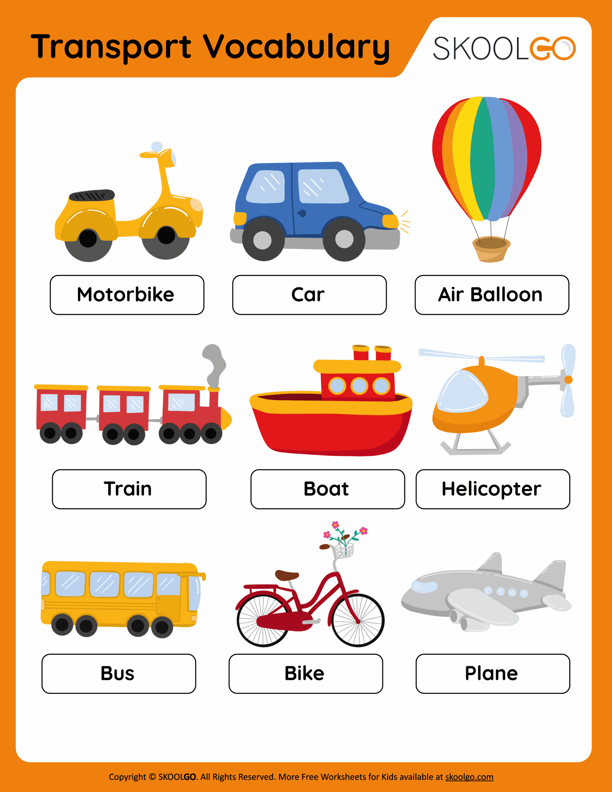 vocabulary worksheet