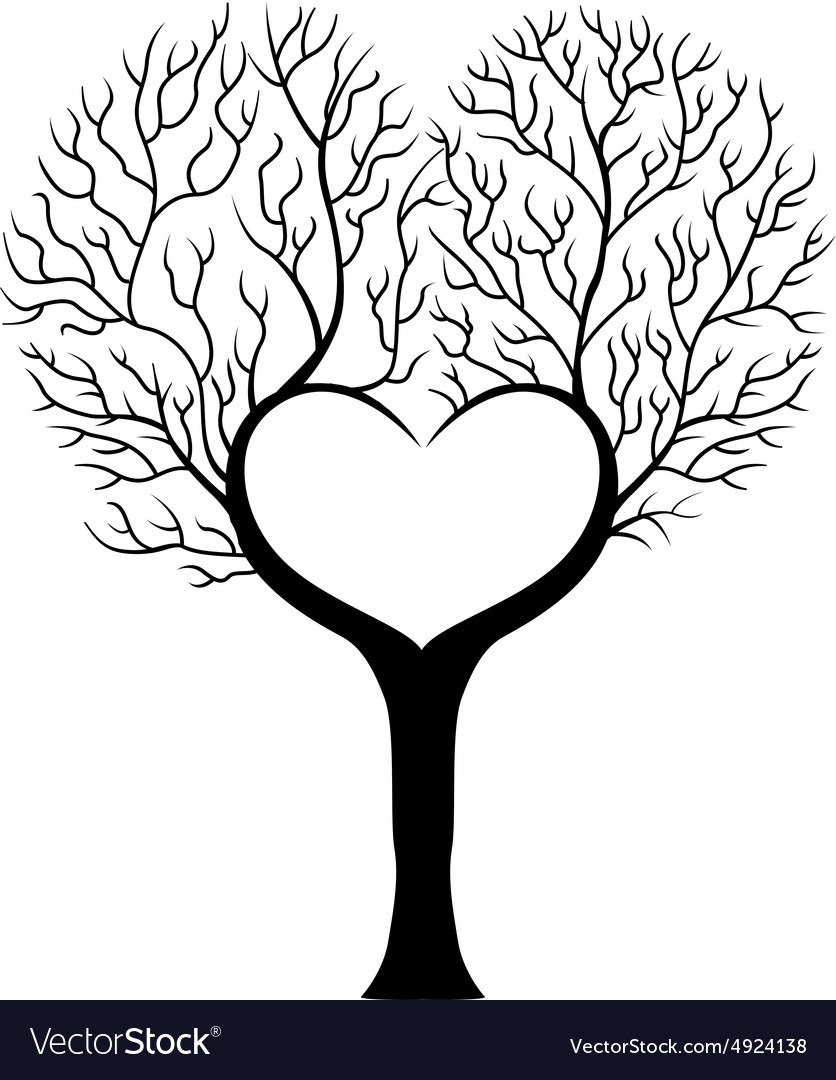 tree heart template